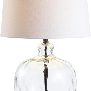 Rae 26.5" Glass/Metal LED Table Lamp