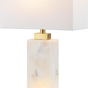 27.5" Alabaster LED Table Lamp Coastal